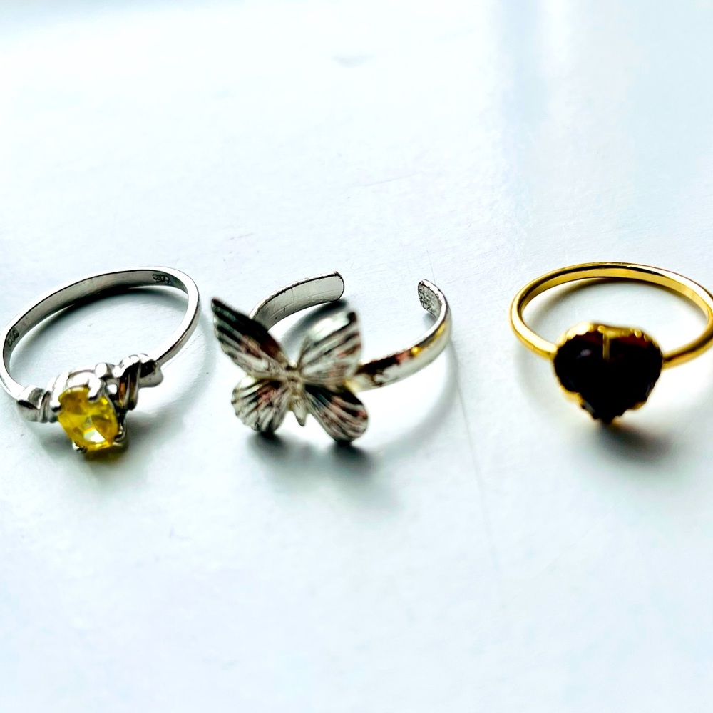 Set of 3 Children’s Rings
